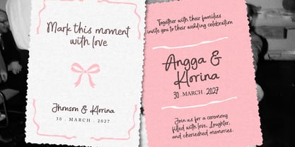 Bachelor Notes Font Poster 6