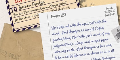 Bachelor Notes Font Poster 4