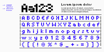 IT Gridbit Font Poster 5