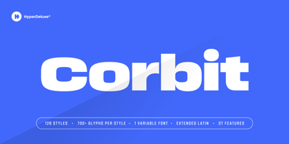 HD Corbit Font Poster 1