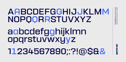 HD Corbit Font Poster 14