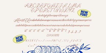Bloomin Gflow Font Poster 9