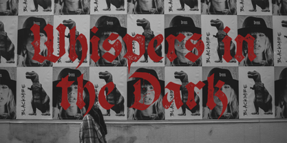 Blackmire Font Poster 8