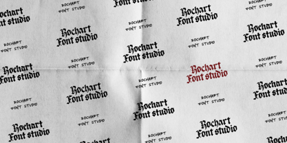 Blackmire Font Poster 10