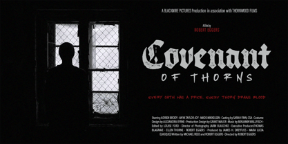 Blackmire Font Poster 3