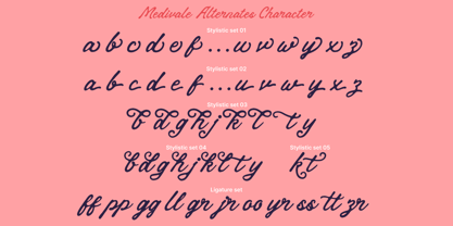 Medivale Font Poster 10