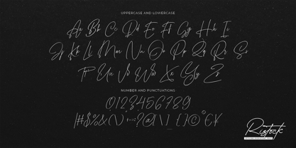 Ristock Font Poster 8
