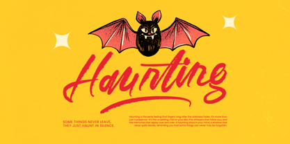 Hunger Bloods Font Poster 7