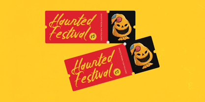 Hunger Bloods Font Poster 5