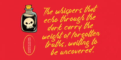 Hunger Bloods Font Poster 3