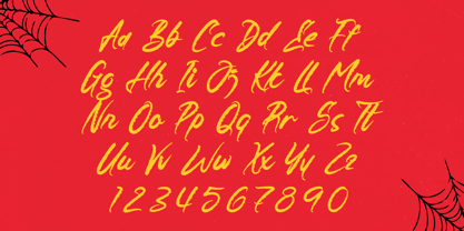 Hunger Bloods Font Poster 13