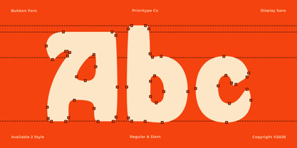 Bukbon Font Poster 9