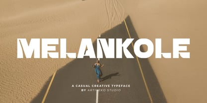 Melankole Font Poster 1