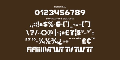 Melankole Font Poster 3