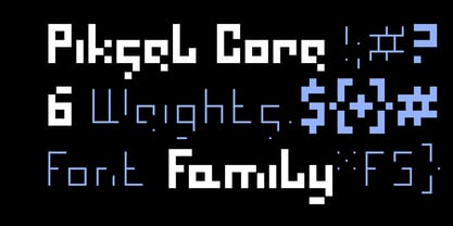 Piksel Core Font Poster 7