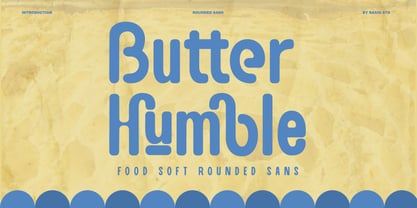 Butter Humble Font Poster 1