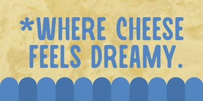 Butter Humble Font Poster 8