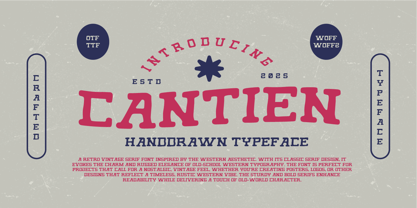 Cantion Font Poster 1