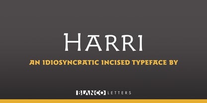 Harri Font Poster 1
