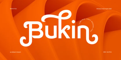 Bukin Font Poster 1