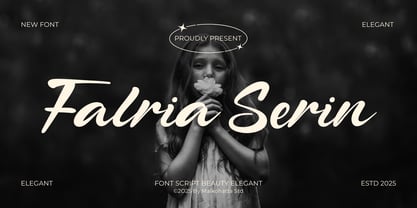Falria Serin Font Poster 1