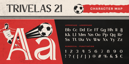 Trivelas 21 Font Poster 3