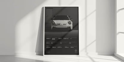Mirano Extended Font Poster 13