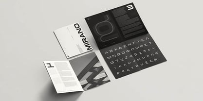 Mirano Extended Font Poster 12