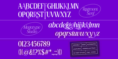 Ragmont Serif Font Poster 15