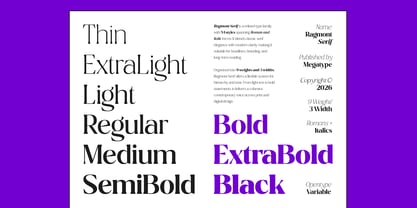 Ragmont Serif Font Poster 5