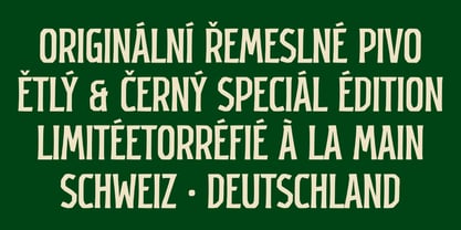 GR Hofburg Font Poster 5
