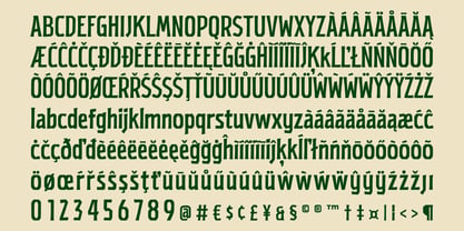 GR Hofburg Font Poster 2
