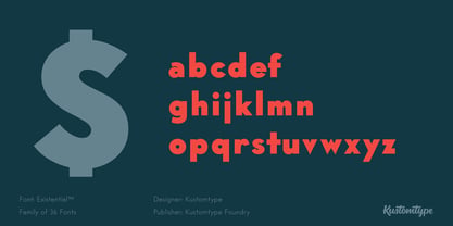 Existential Font Poster 9