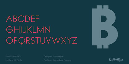 Existential Font Poster 10