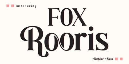 Rooris Font Poster 1
