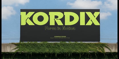 Kordix Font Poster 7