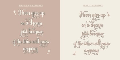 Glorynesia Font Poster 3