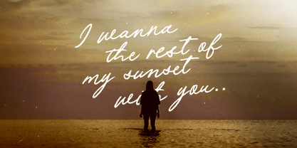 Frosted Lines Font Poster 2