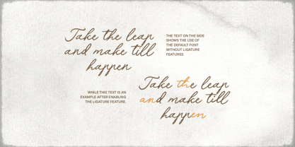 Frosted Lines Font Poster 7