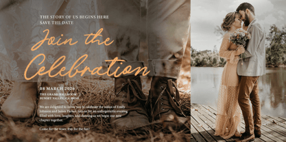 Frosted Lines Font Poster 5