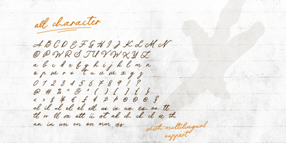 Frosted Lines Font Poster 9