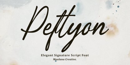 MC Peftyon Font Poster 1