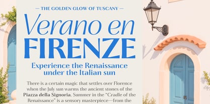 Trancoso Sans Font Poster 4
