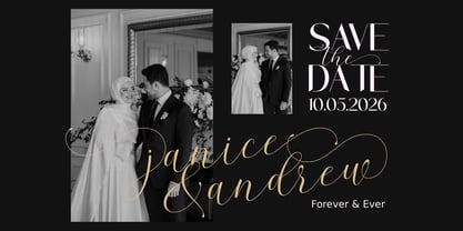 Editorial Adorn Font Poster 2