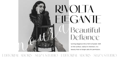 Editorial Adorn Font Poster 3