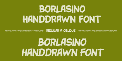 Borlasino Font Poster 7