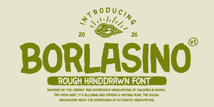 Borlasino Font Poster 1