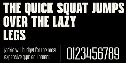 HN Neue Lifter Font Poster 4