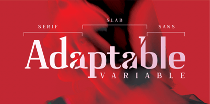 Adaptable Font Poster 1