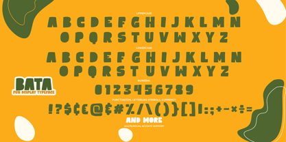 Bata Font Poster 7